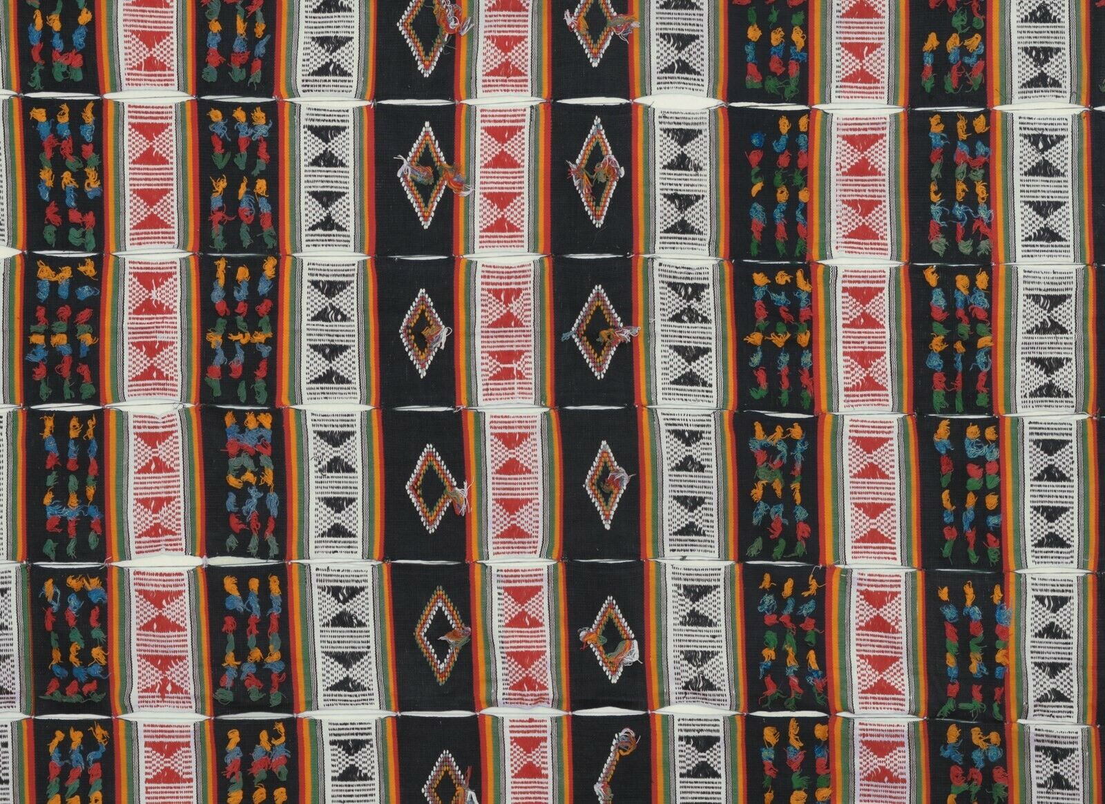 Old African Djerma Niger Handwoven Cloth Blanket Tuareg Tent Hanging Ethnic Art - alternate view