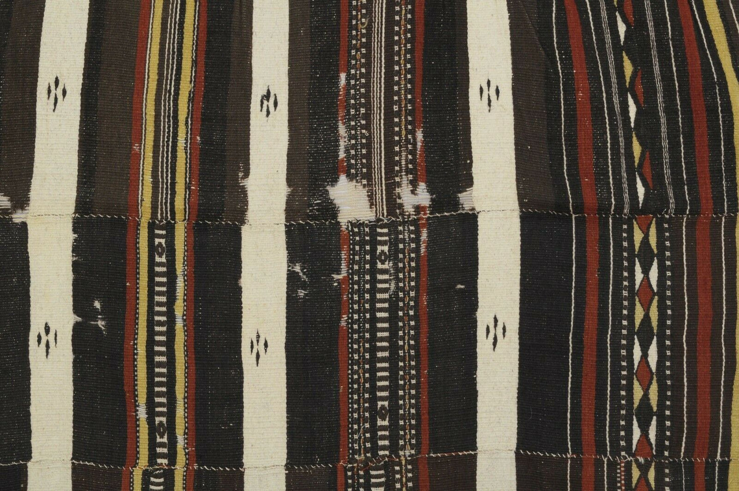 Rare Old Arkilla Kerka African Cloth Art Fulani Wedding Blanket Mali - zoomed-in detail
