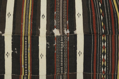 Rare Old Arkilla Kerka African Cloth Art Fulani Wedding Blanket Mali - zoomed-in detail