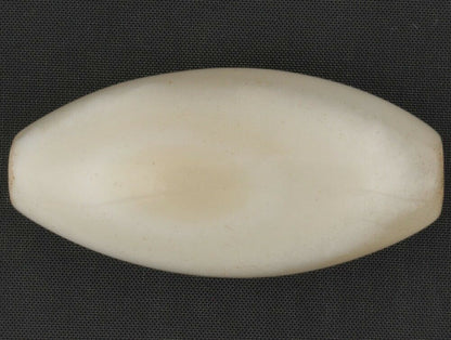 Antique Agate Trade Bead Pendant from Cambay India – Large White Agate