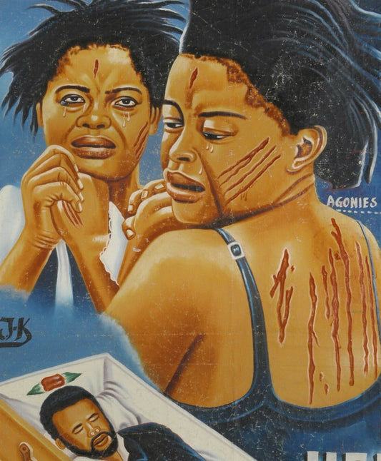 A Cry For Help 2 Movie Poster - Hand-Painted African Art - alternate view