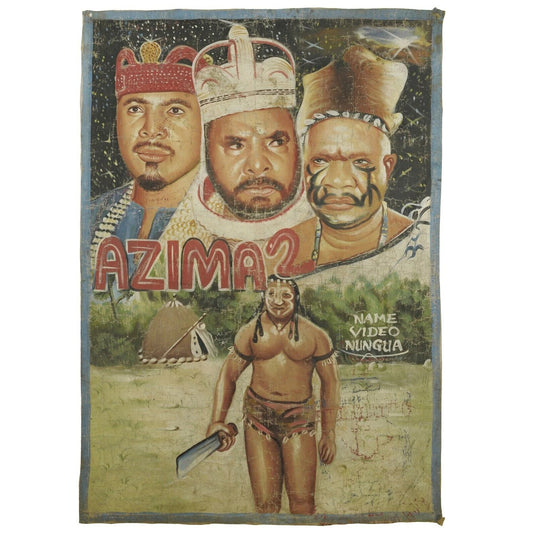Azima 2 Movie Poster - Authentic Hand-Painted Ghanaian Art