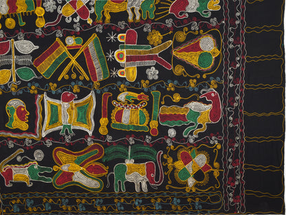Akunitan Cloth Of The Great Ghana Ashanti Africa 1 - zoomed-in detail