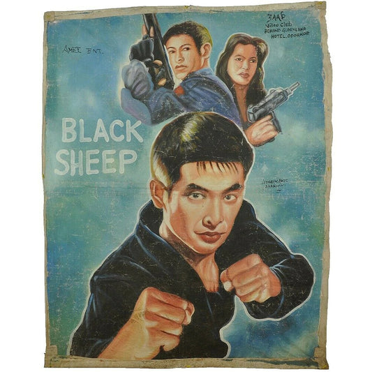 The Blacksheep Affair - Genuine Hand-Painted Ghanaian Movie Poster