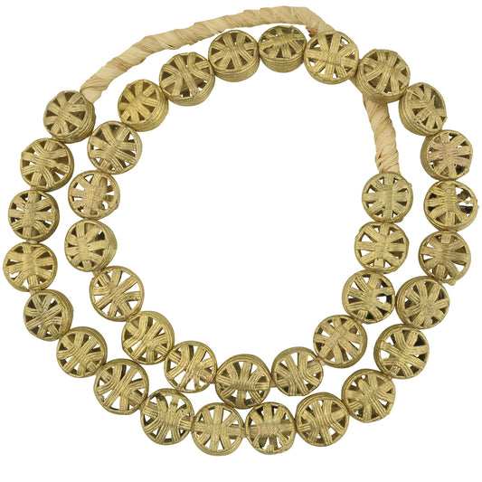 Exquisite Handcrafted African Brass Beads By Tribalgh