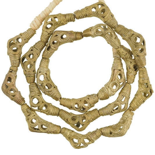 Handcrafted Ashanti Brass Beads - Ancient Techniques From Ghana