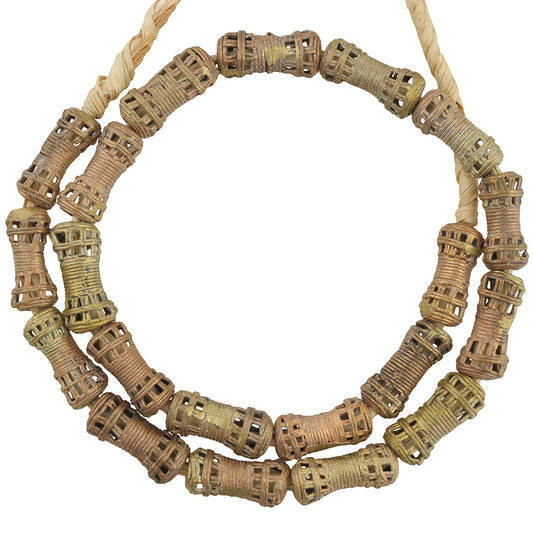 Authentic Ashanti Handmade Brass Beads - Ancient Craftsmanship