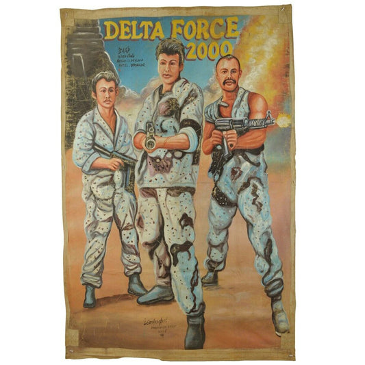 Delta Force 2000: Original Ghana Hand-Painted Movie Poster - 60"X43"