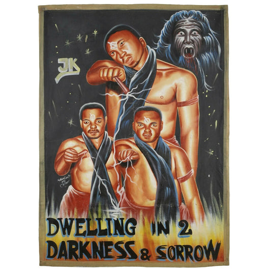 Dwelling In Darkness Sorrow 2 Hand-Painted Movie Poster