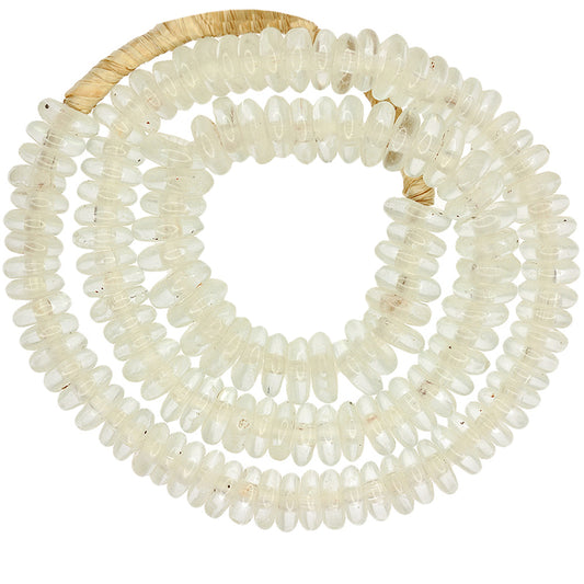 Handmade Ghanaian Recycled Glass Beads, 11Mm, African Trade Beads
