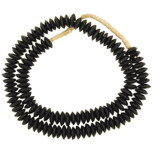 Authentic 14Mm Krobo Recycled Glass Beads - African Trade Beads