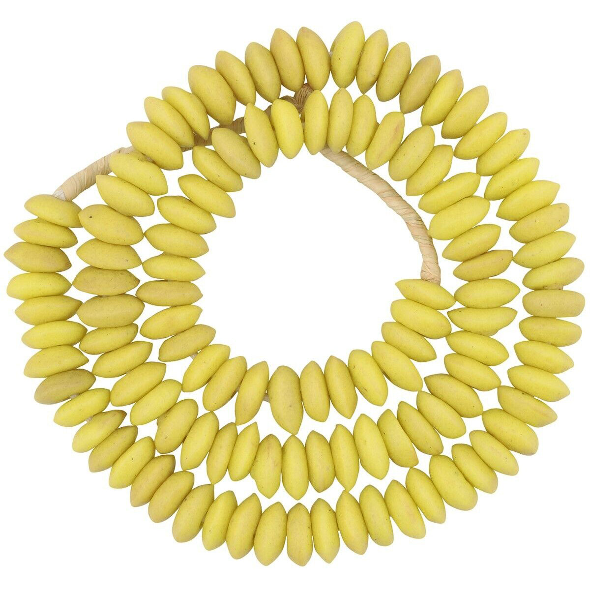 Authentic Krobo Glass Beads - 13Mm Recycled African Trade Beads