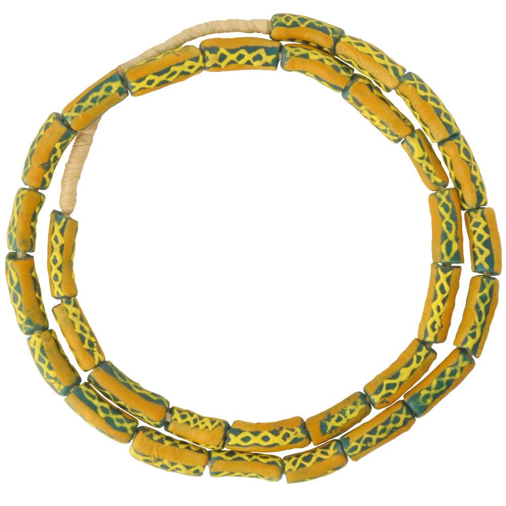 Authentic African Fancy Powder Glass Beads - Ghana Beads