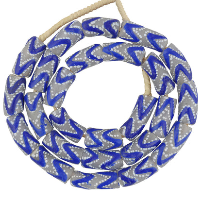 Exquisite Fancy Powder Glass Beads - Handcrafted Ghanaian Artistry