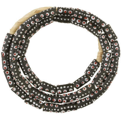 Fancy Krobo Powder Glass Beads - Ghana African Made Jewelry
