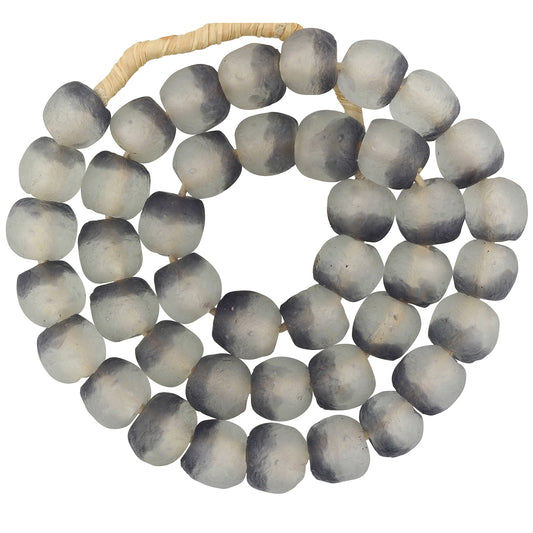 Translucent Recycled Krobo Glass Beads - African Trade Beads