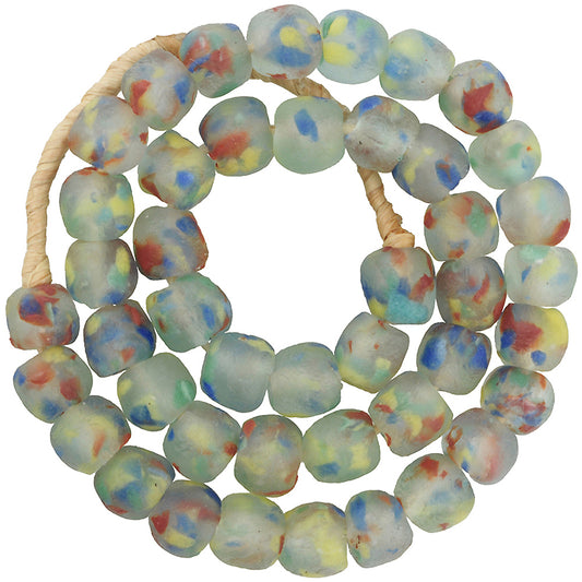 Translucent Krobo Glass Beads: Recycled Ghanaian Artistry