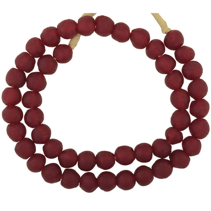 Authentic 13Mm Translucent Bottle Glass Beads - African Trade Beads
