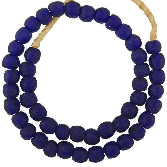 Translucent Bottle Glass Beads - African Trade Beads 12-13Mm