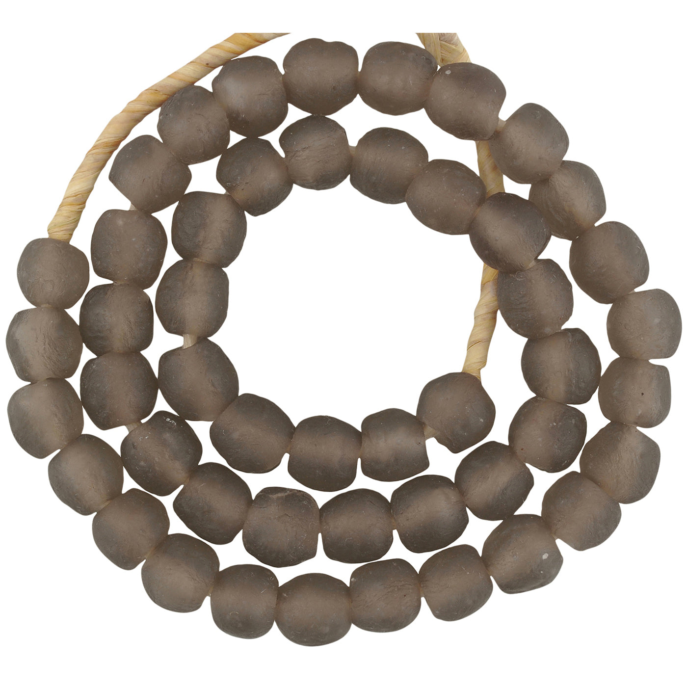Handmade Translucent Krobo Glass Beads - African Trade Beads - horror scene artwork