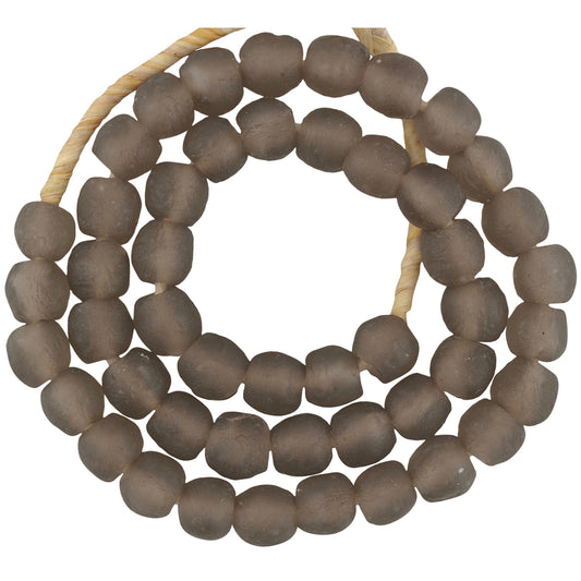Handmade Translucent Krobo Glass Beads - African Trade Beads - horror scene artwork