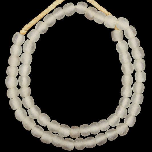 Authentic 9-10Mm Translucent Krobo Glass Beads - African Trade