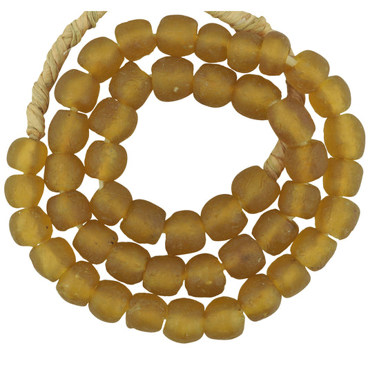 Authentic African Trade Beads - Translucent Krobo Glass Beads