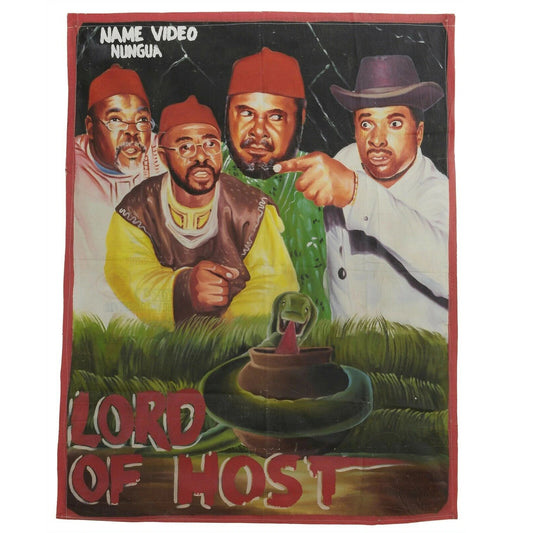 Lord Of Host Movie Poster - Authentic Ghana Hand-Painted Art