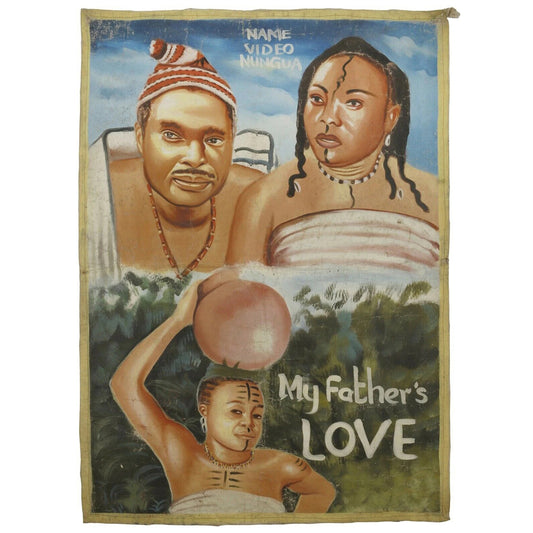 My Father'S Love Movie Poster - Hand Painted Ghana Art