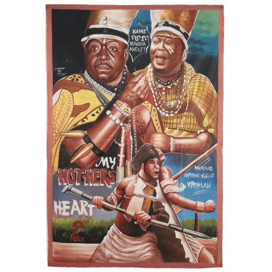 My Mothers Heart 2 Movie Poster - Hand-Painted Ghana Art