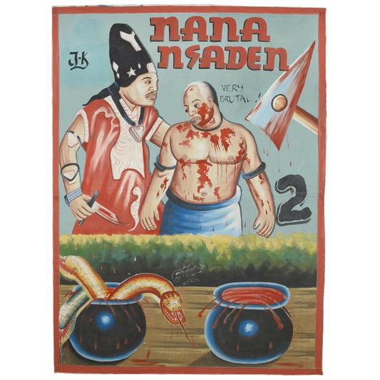 Nana Nsaden 2 Movie Poster - Authentic Hand-Painted Ghanaian Art