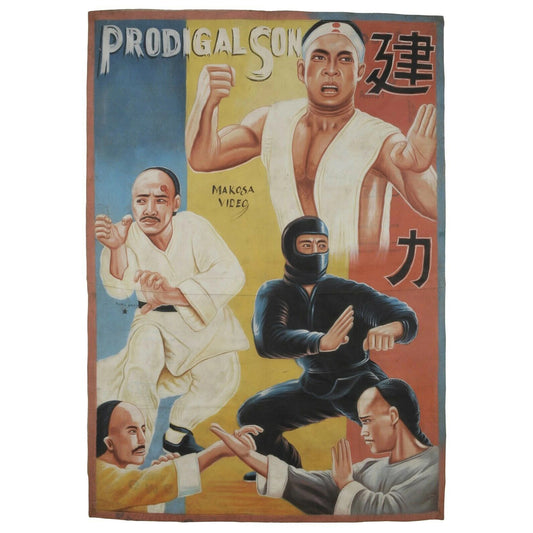 Prodigal Son - Original Hand-Painted Ghanaian Martial Arts Movie Poster