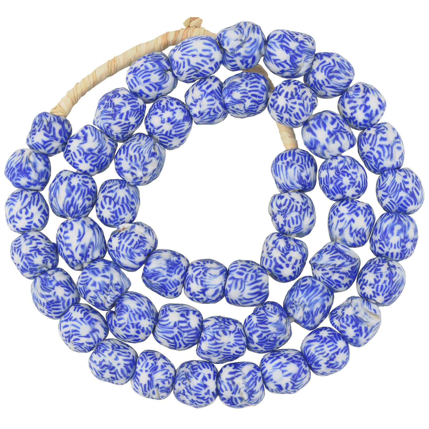 Handmade Recycled Tiny Seed Glass Beads Krobo Ghana Tribal African