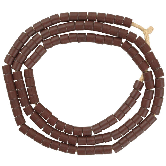 Vintage Czech Tile Glass Trade Beads - African Bohemian Beads