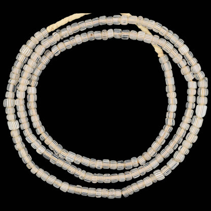 Antique Gooseberry Venetian Glass Beads Old African Trade Ghana Necklace