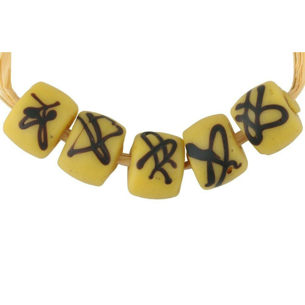 Antique Fancy Venetian Glass Trade Beads - Wound, Lampwork, Old