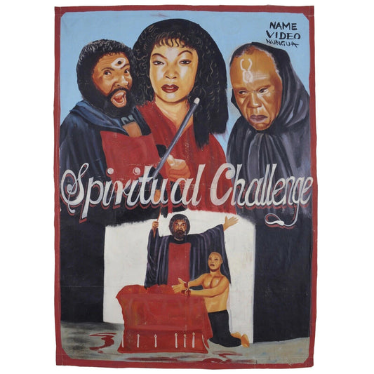 Spiritual Challenge Movie Poster - Authentic Hand-Painted Art