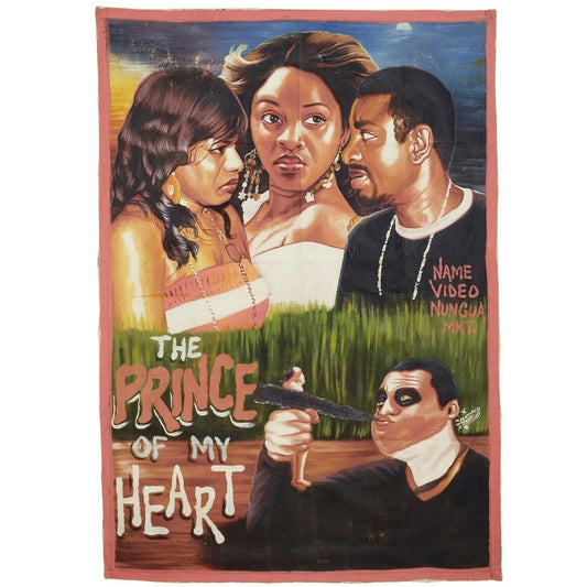 Prince Of My Heart Movie Poster - Hand-Painted Art From Ghana