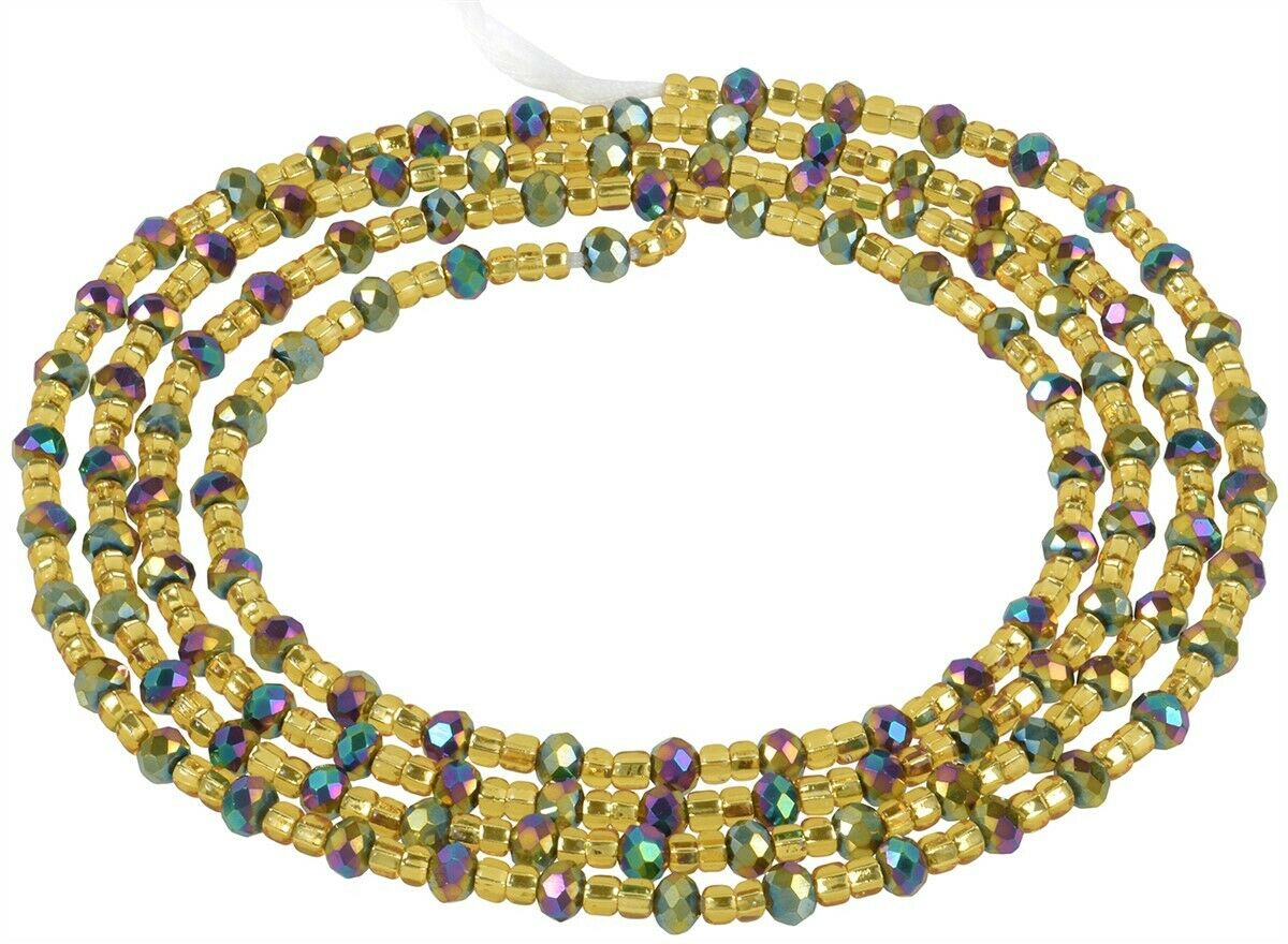 Waist Beads African Handmade Belly Chain Weight Control Body Jewelry Ghana - alternate view