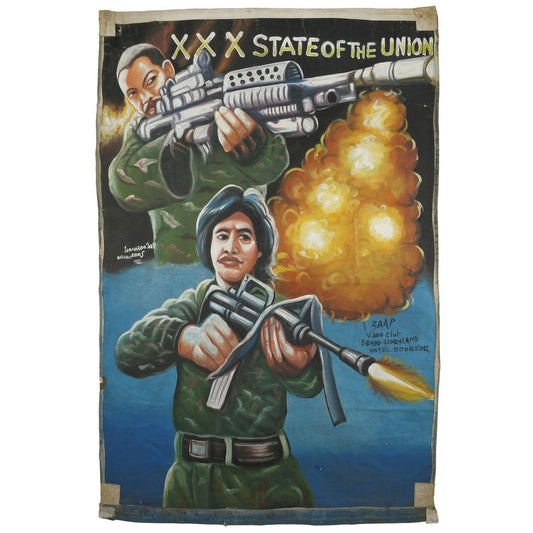 Xxx State Of The Union: Exclusive Hand-Painted Ghanaian Movie Poster