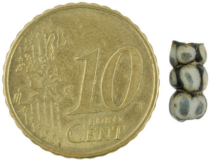 Rare Islamic Fustat Eye Bead 1200 Ad - Ancient Trade Relic - zoomed-in detail