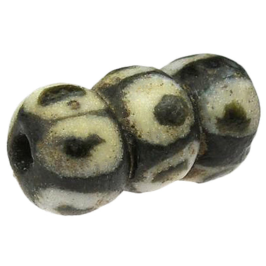 Rare Antique Islamic Eye Glass Bead From Fustat, Egypt - 12Th Century