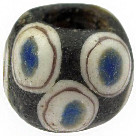 Rare Ancient Mosaic Eye Bead - Fustat, Islamic 1100-1200 Ad