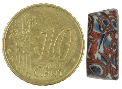 Rare Rectangular Fustat Mosaic Bead | 12Th Century Islamic Glass - close-up