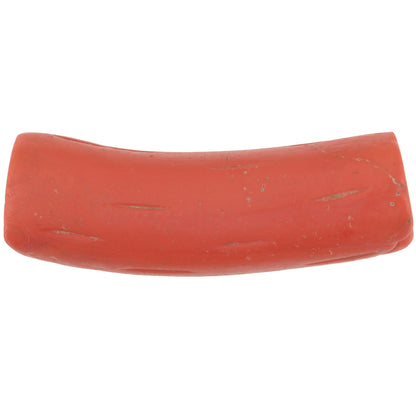 Rare Red Venetian Wound Glass Trade Bead Imitating Red Coral, 45Mm